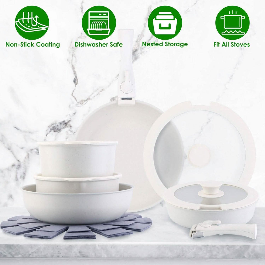 17-Piece Nonstick Cookware Set