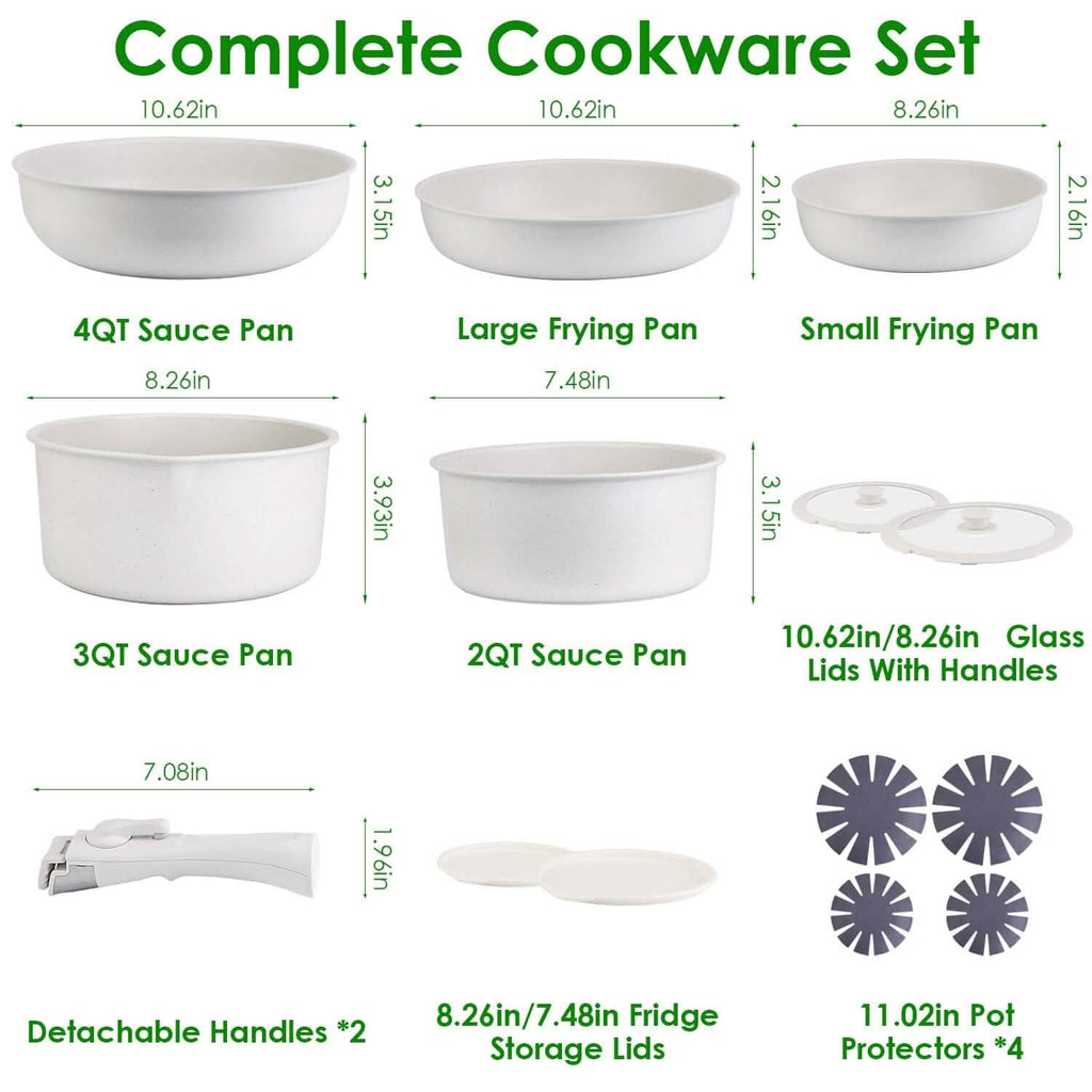 17-Piece Nonstick Cookware Set