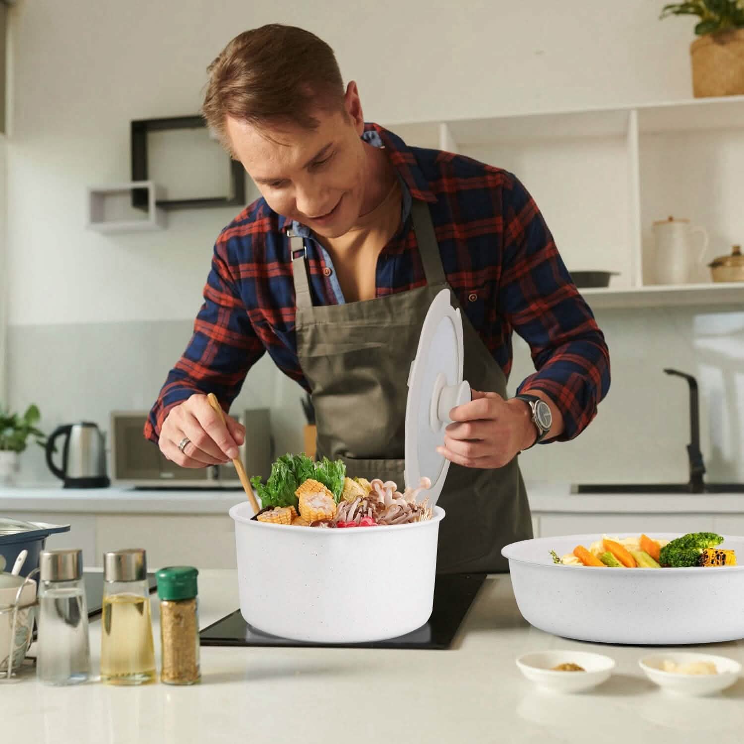 17-Piece Nonstick Cookware Set