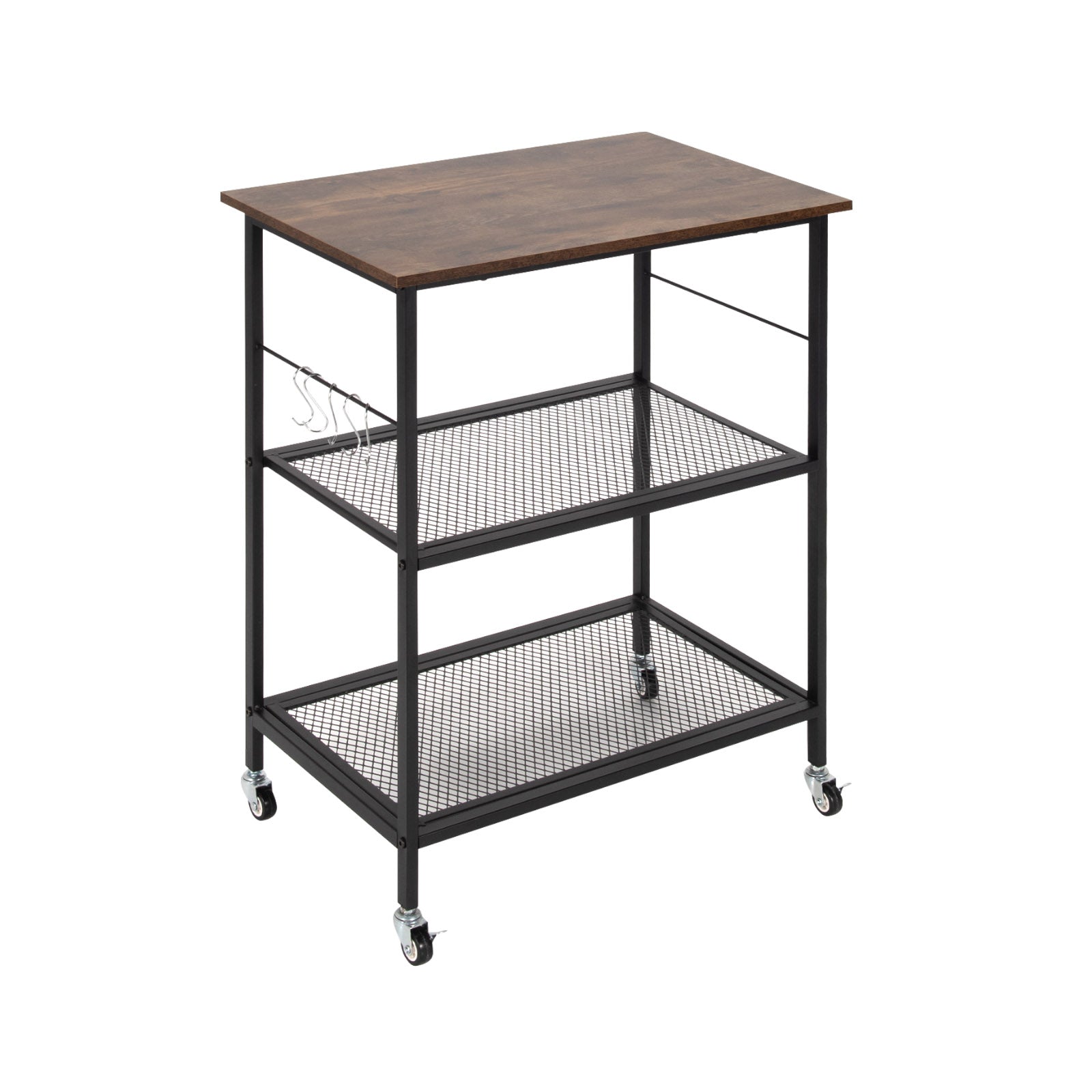 3-Tier Kitchen Utility Industrial Cart