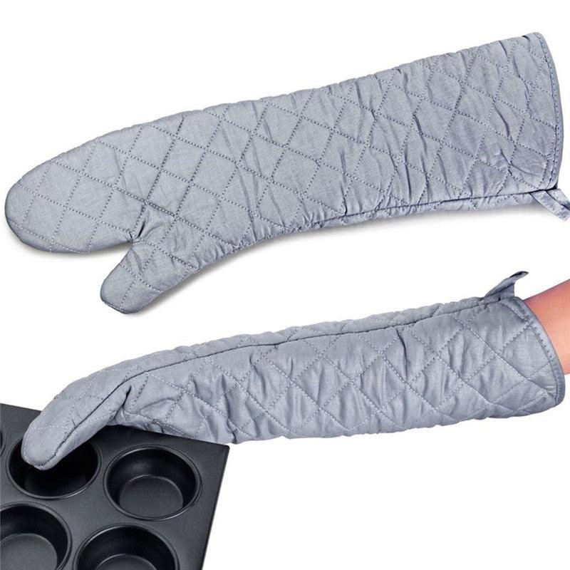 Long Oven Mitt Heat-resistant Cotton