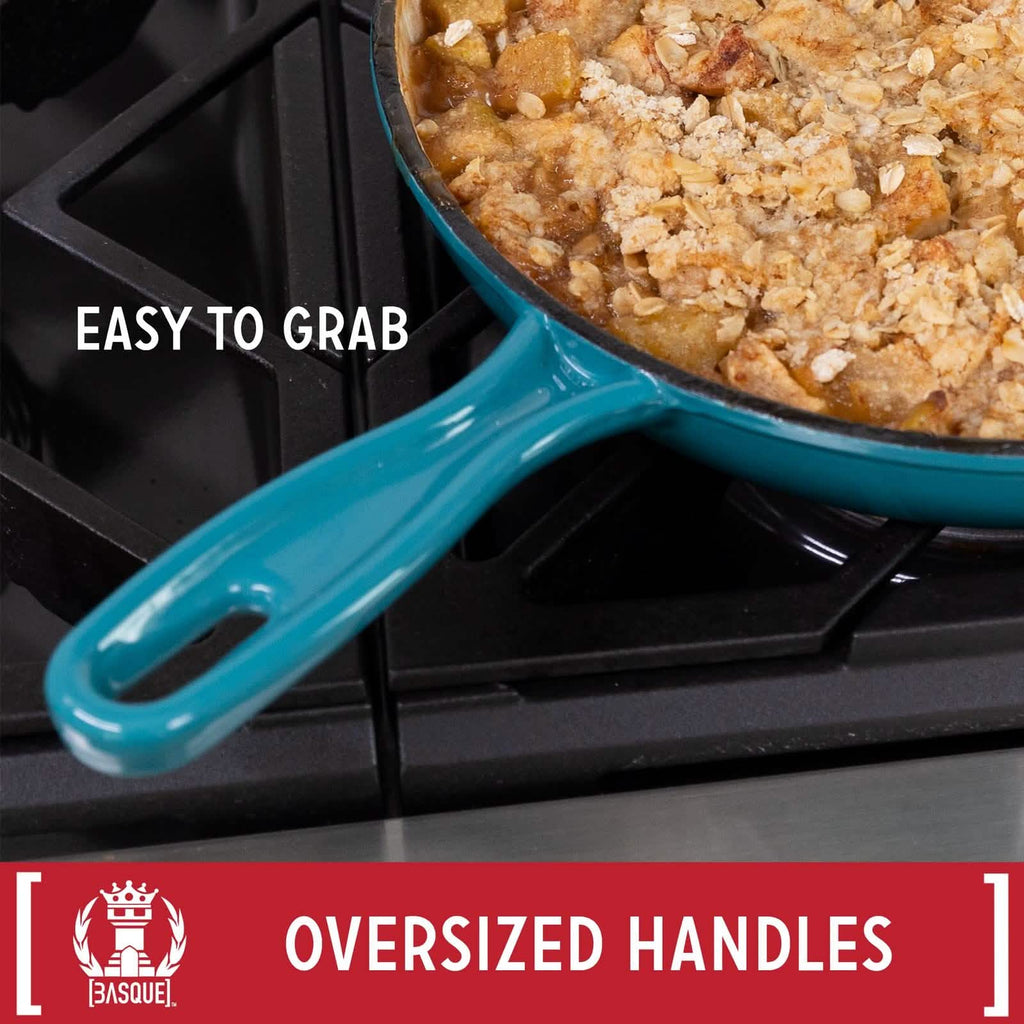 7-Piece Basque Enameled Cast Iron Cookware Set