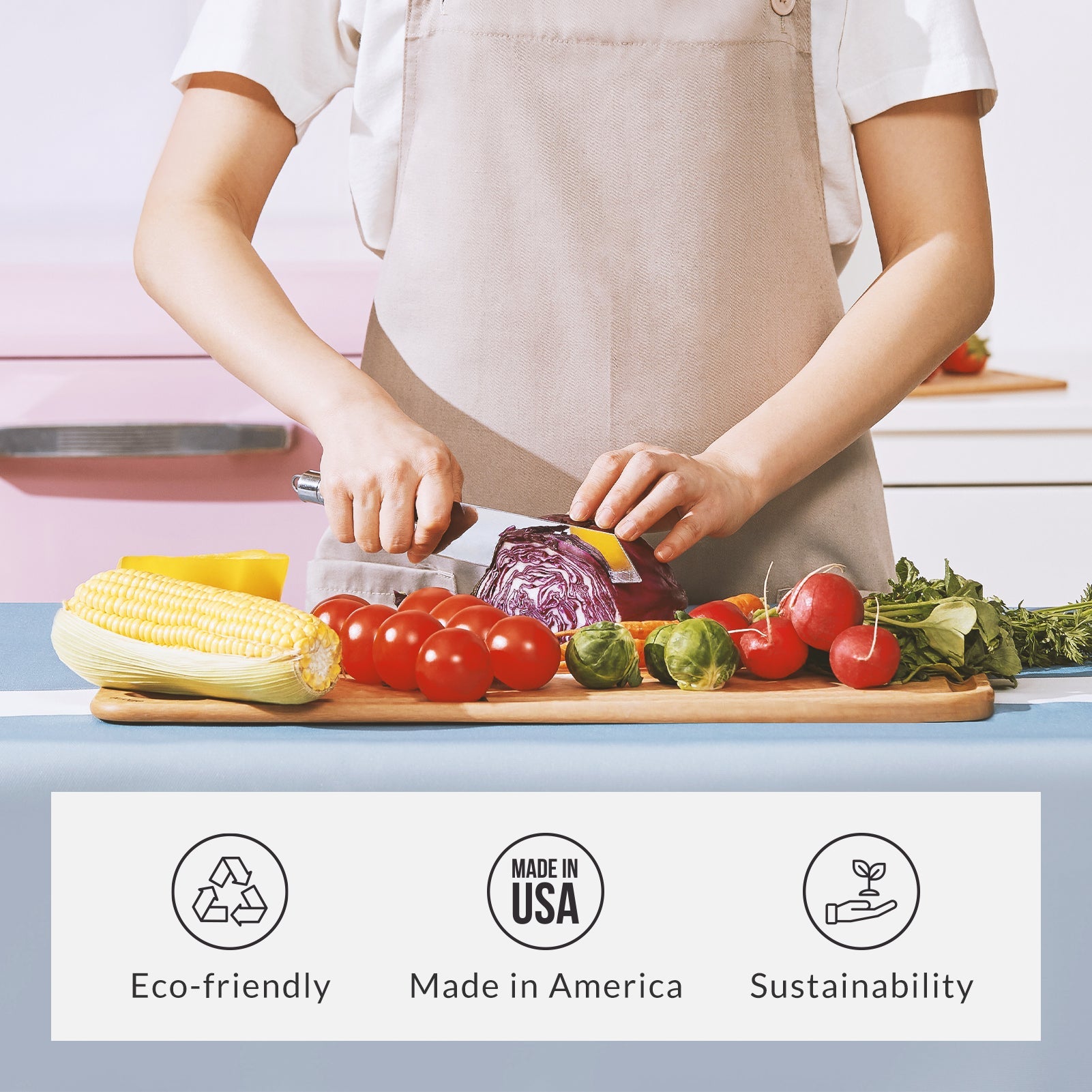4 Piece Cutting Wise Cutting Board Set
