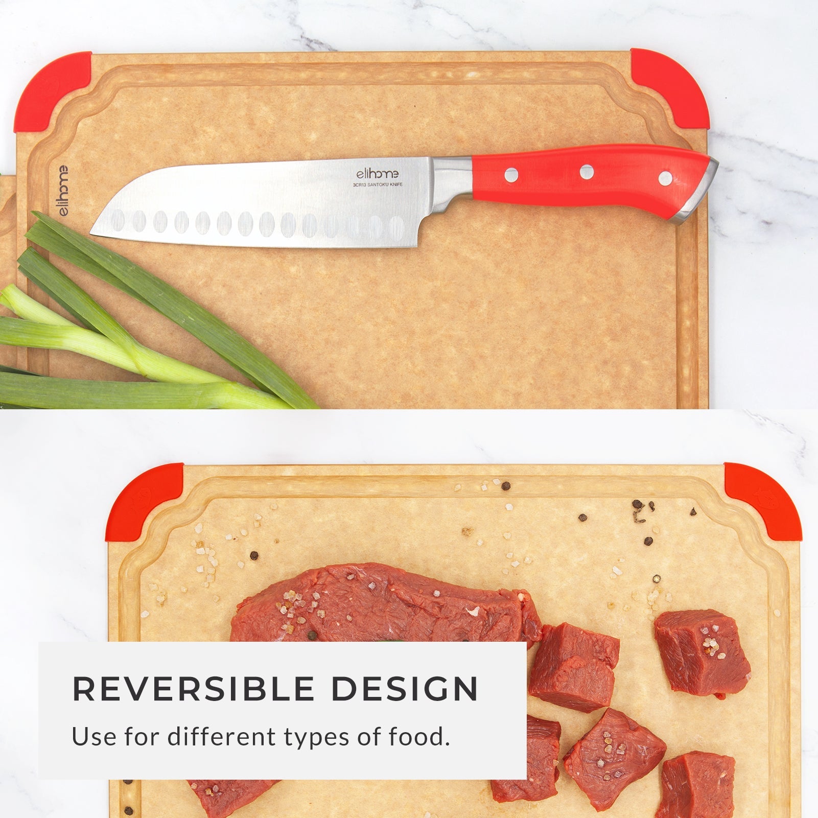 4 Piece Cutting Wise Cutting Board Set