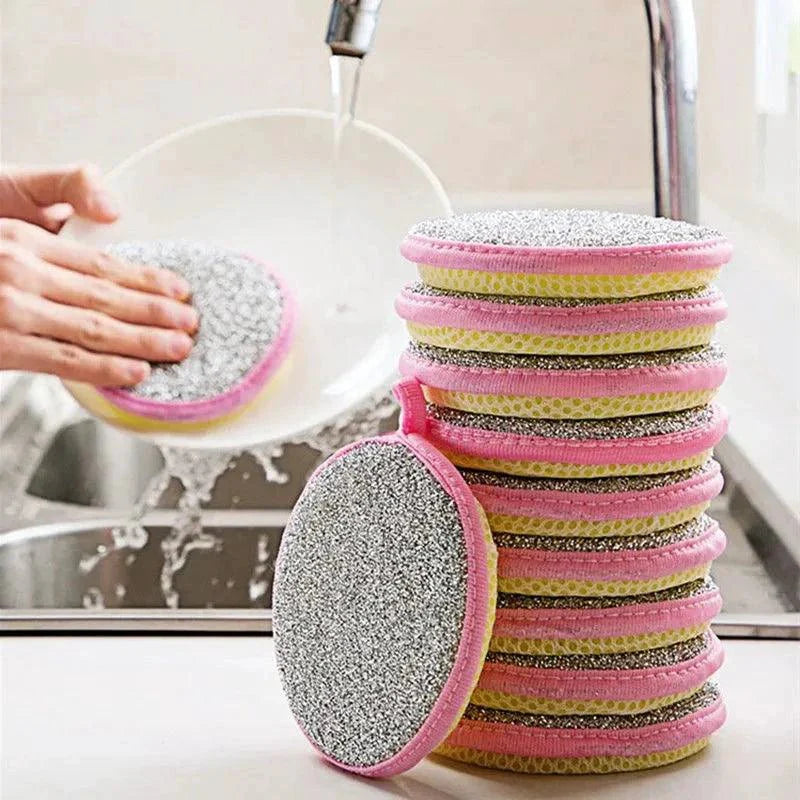 5/10/20Pcs Double Side Dishwashing Sponge