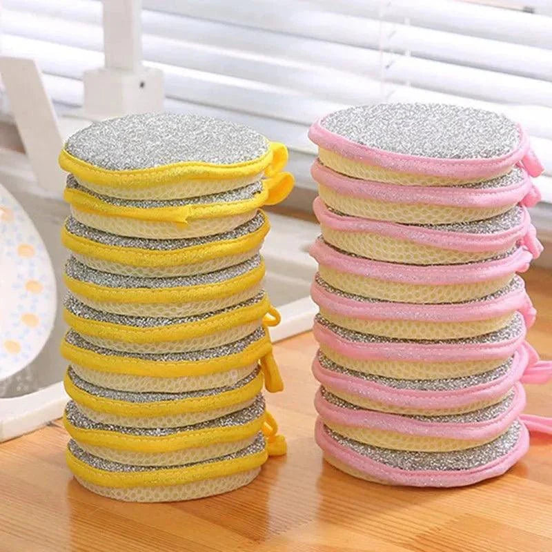 5/10/20Pcs Double Side Dishwashing Sponge