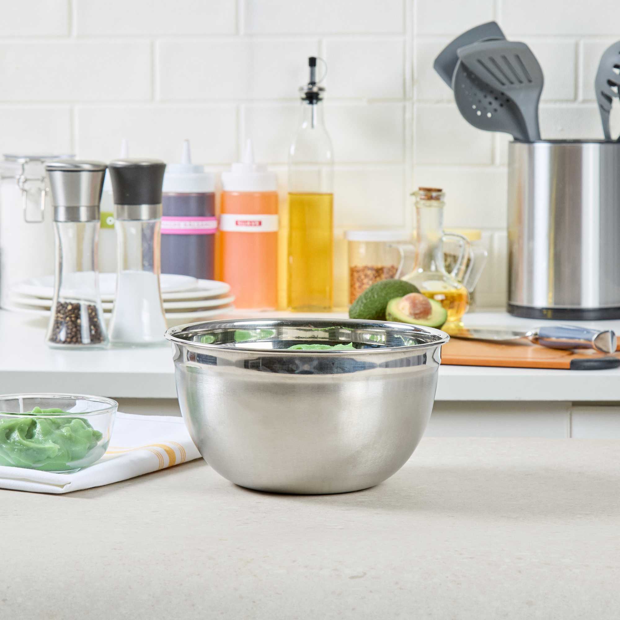 Met Lux 3 qt Stainless Steel Premium German Mixing Bowl - 1 count box