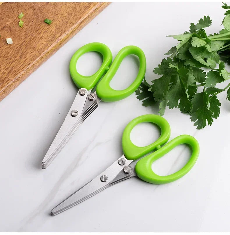 Multi-functional Stainless Steel 3/5 Layer Kitchen Scissors