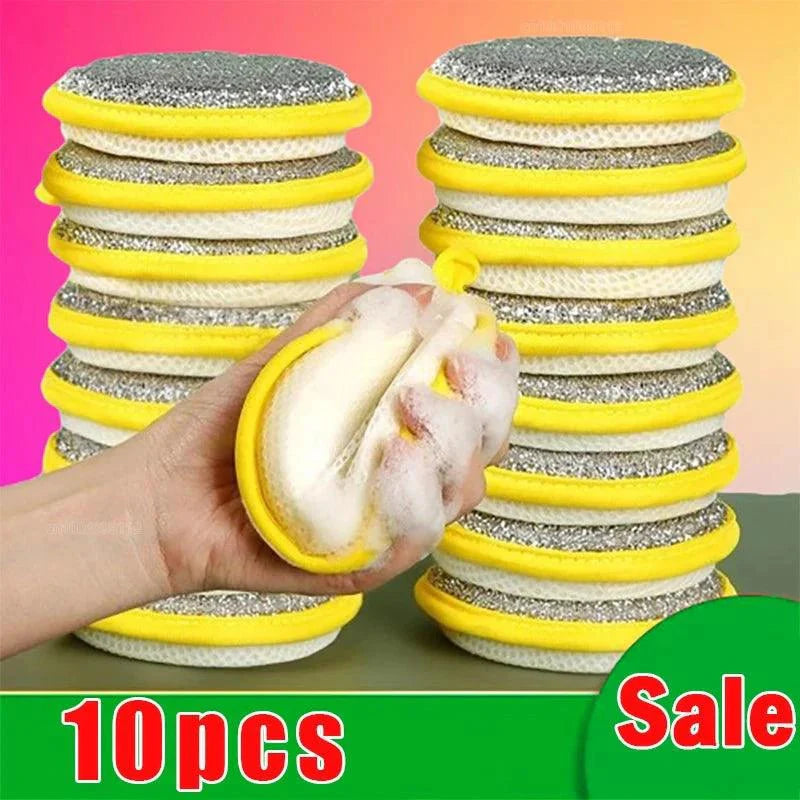 5/10/20Pcs Double Side Dishwashing Sponge