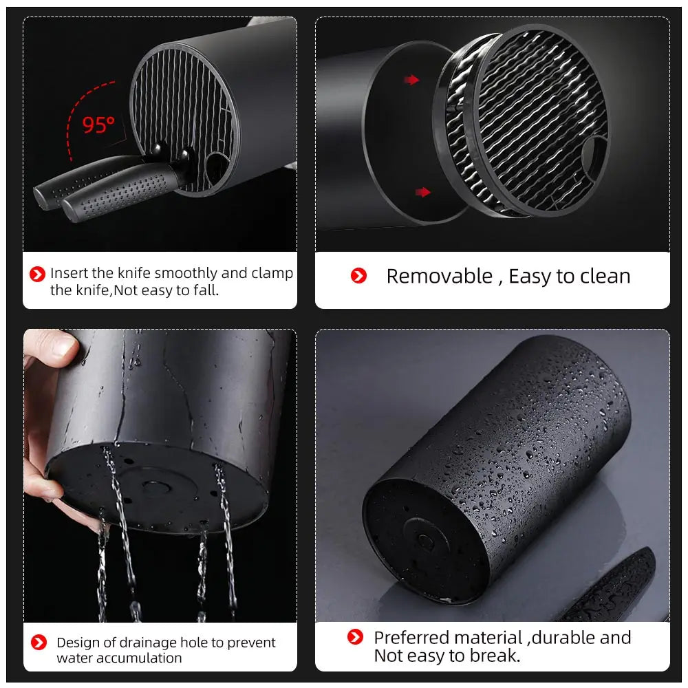 8.8 inch Kitchen Knife Holder Drainable