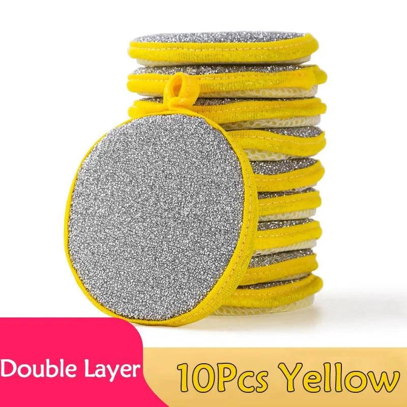 5/10/20Pcs Double Side Dishwashing Sponge