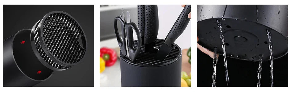 8.8 inch Kitchen Knife Holder Drainable