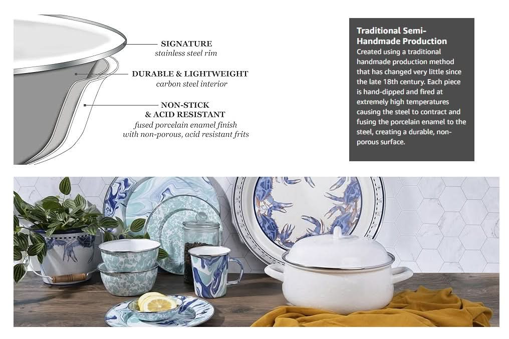 Golden Rabbit Modern Monet Dutch Oven
