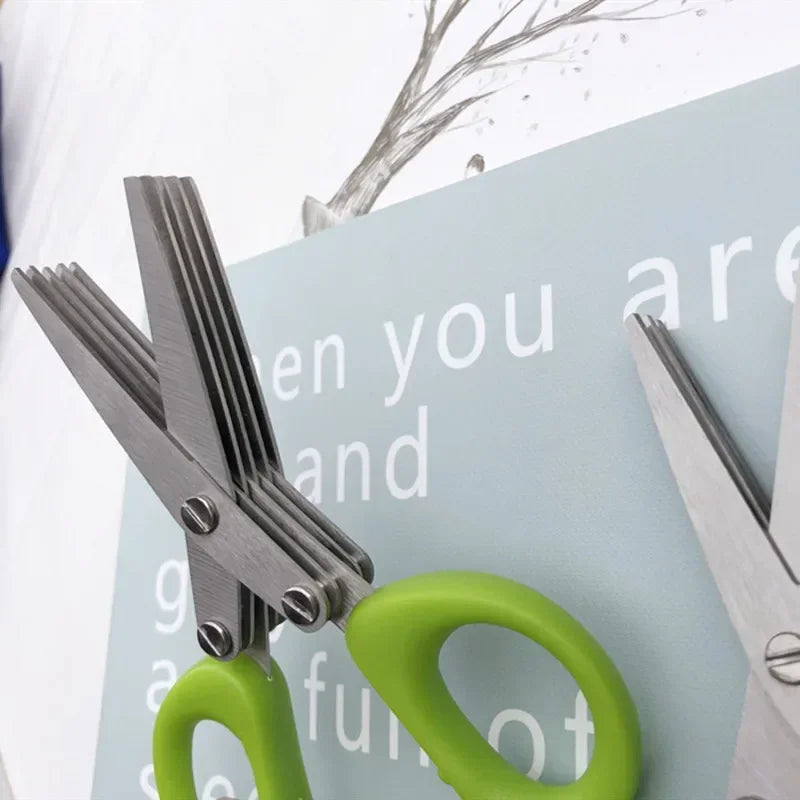 Multi-functional Stainless Steel 3/5 Layer Kitchen Scissors