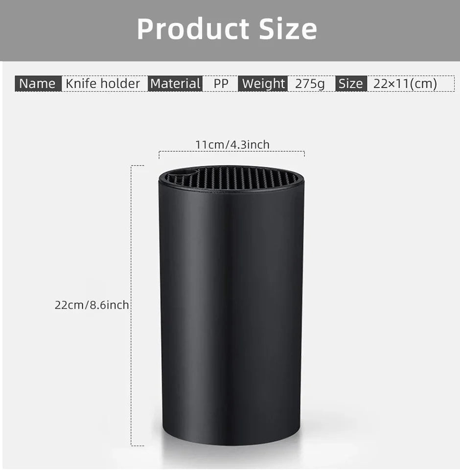 8.8 inch Kitchen Knife Holder Drainable