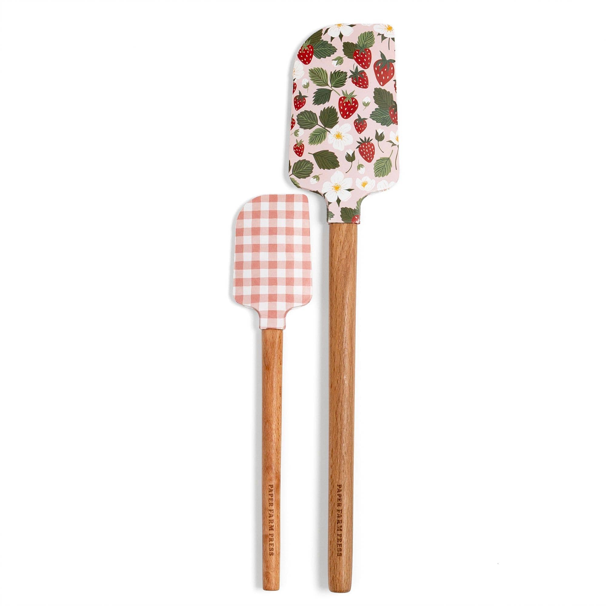 Fruit Silicone Kitchen Spatulas - Set Of 2