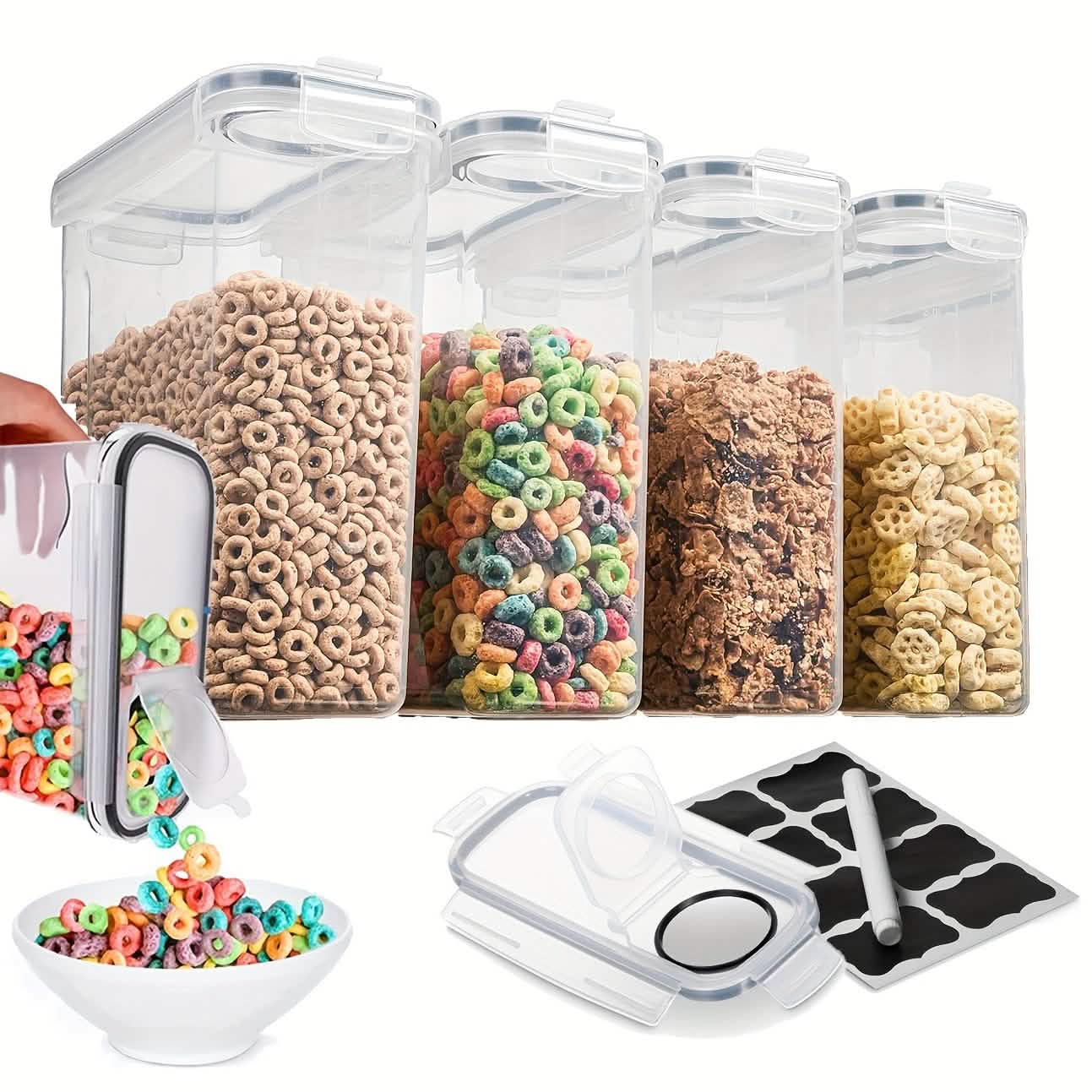 4-Piece Airtight Storage Containers