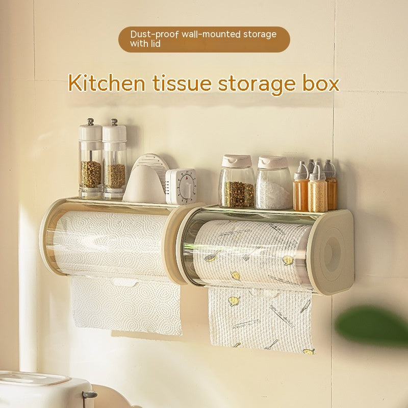 Wall-Mounted Paper Towel Box
