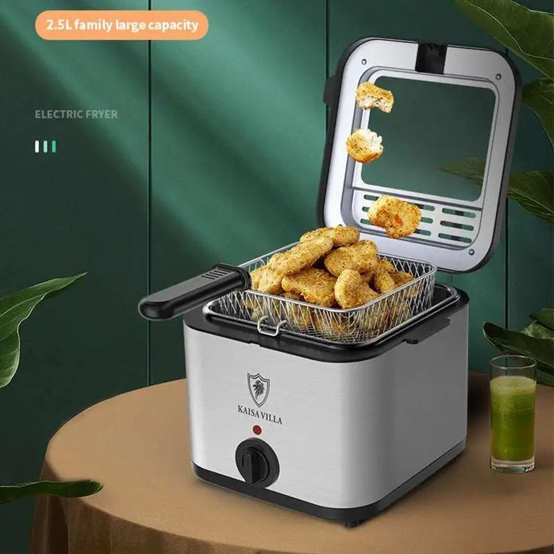 Electric Air Fryer With Transparent Lid