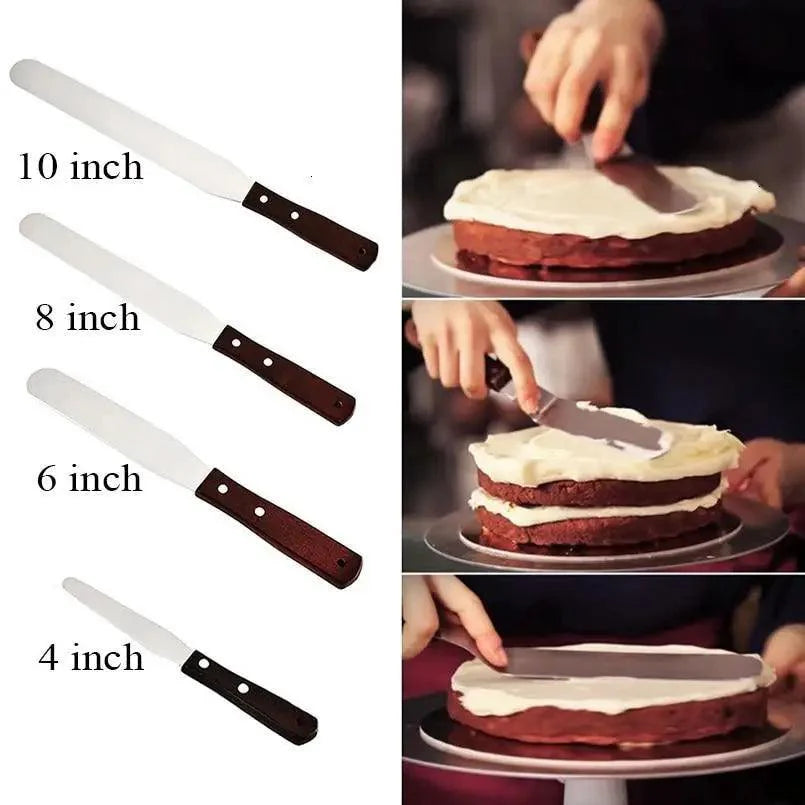 4/6/8/10 Inch Stainless Steel Cake Spatula