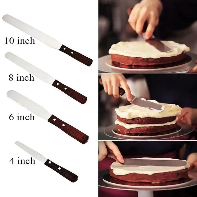 4/6/8/10 Inch Stainless Steel Cake Spatula