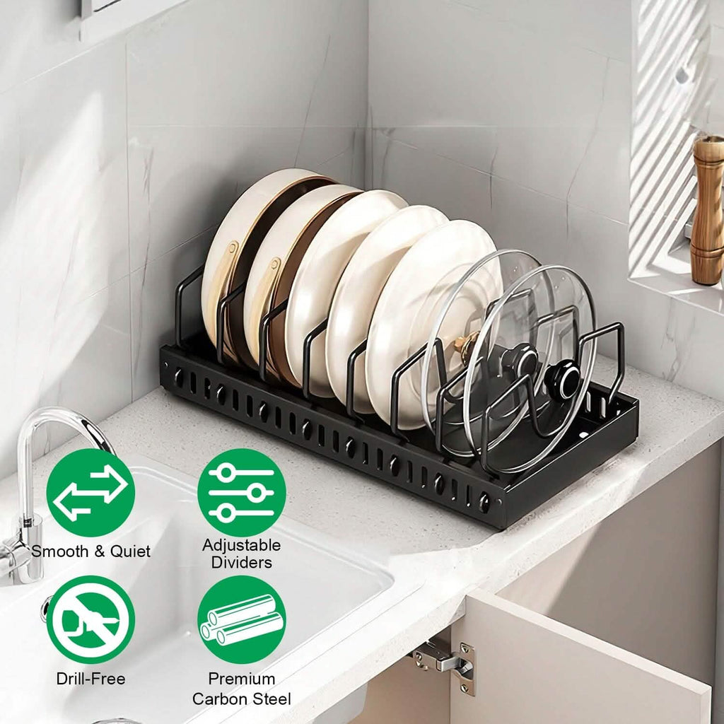 Pull Out Pots and Pans Organizer