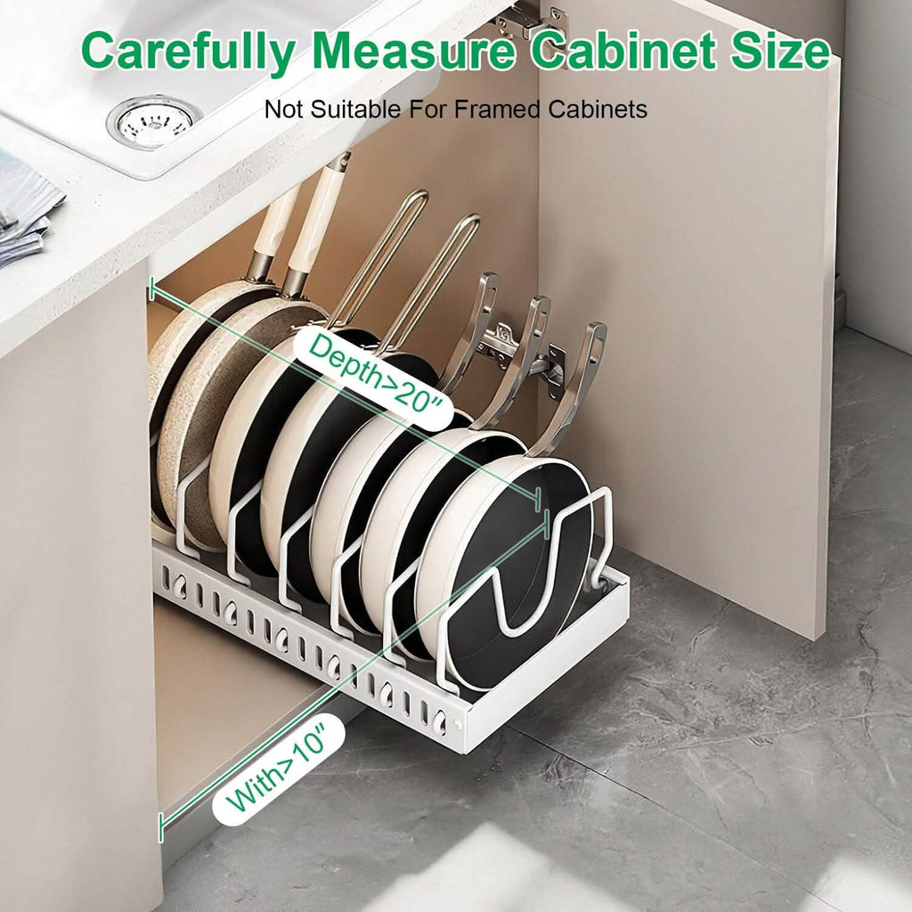 Pull Out Pots and Pans Organizer