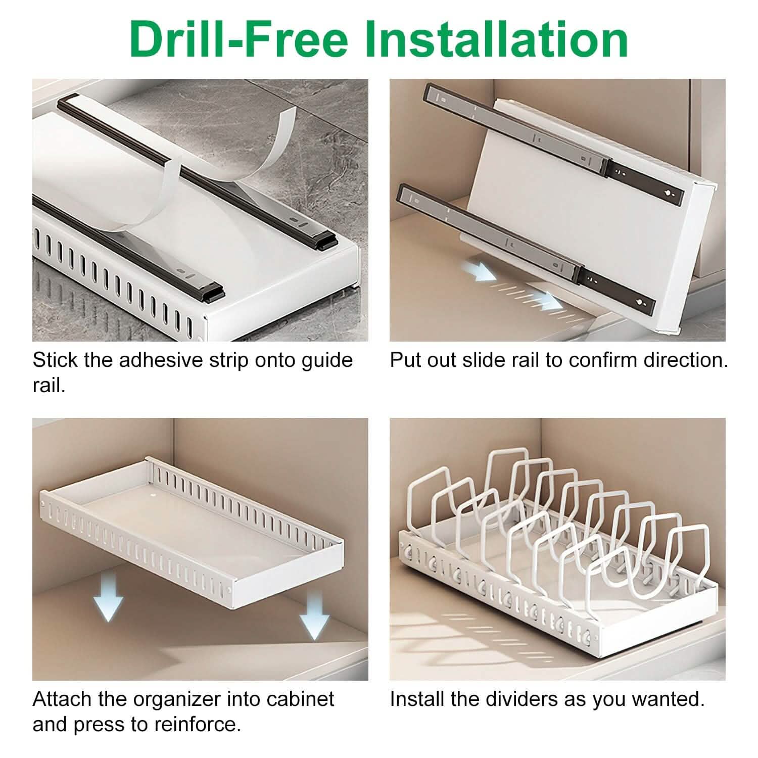 Pull Out Pots and Pans Organizer