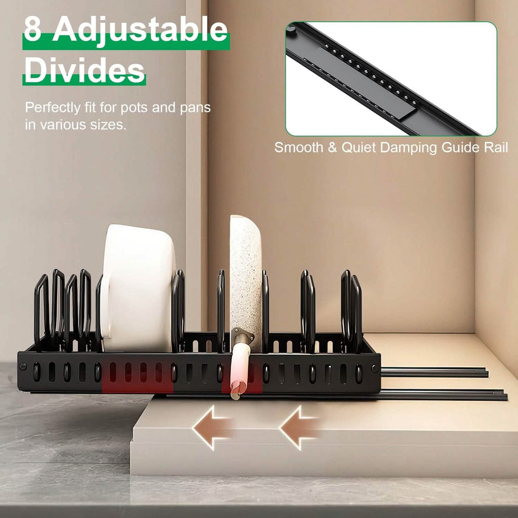 Pull Out Pots and Pans Organizer