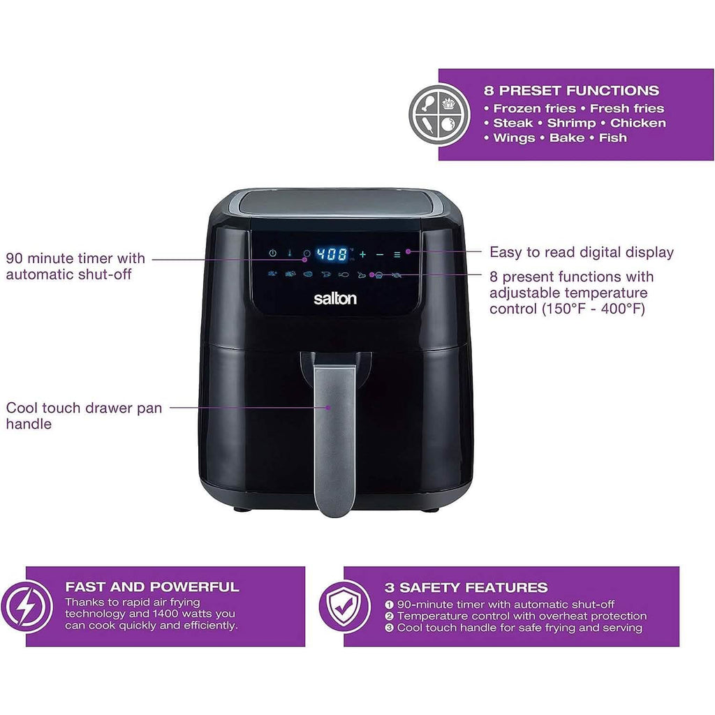 Salton 5Q Digital Air Fryer