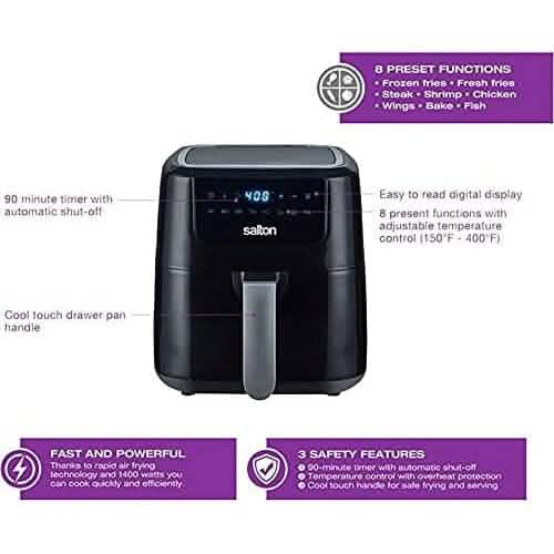 Salton 5Q Digital Air Fryer